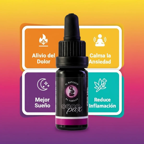 Aceite CBD 10% Coco Pax - Para bienestar y equilibrio diario