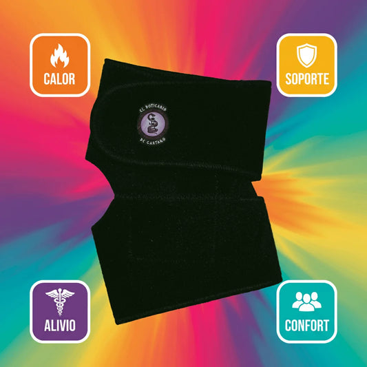 Coderas de Turmalina Autocalentables - Alivio Natural para Codo de Tenista