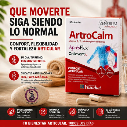 ArtroCalm Zentrum Articular – confort, flexibilidad y fortaleza articular con AprèsFlex, Collavant n2 y vitaminas C y D