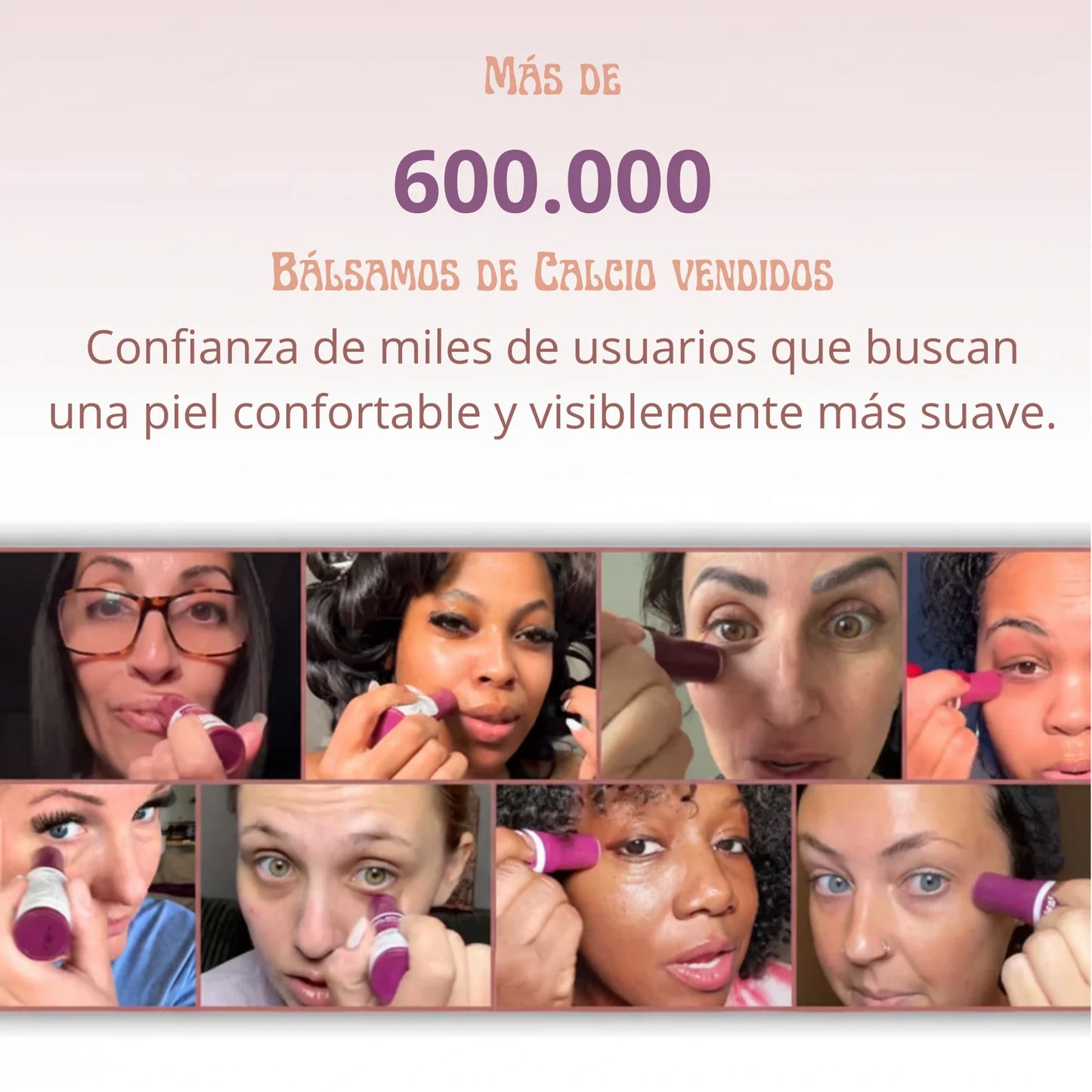 600.000 bálsamos Dr. Melaxin vendidos - Testimonios de usuarias reales