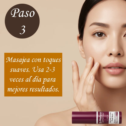 Paso 3: Masajear el Bálsamo Dr. Melaxin para mejor absorción y resultados