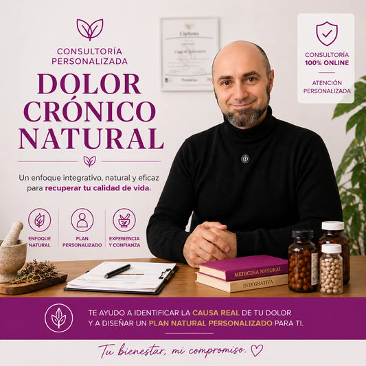 Consultoría personalizada online para dolor crónico con enfoque natural e integrativo orientado a mejorar la calidad de vida y el bienestar diario