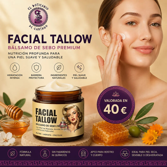 Facial Tallow Bálsamo de Sebo Premium con Miel de Manuka y Aceite de Oliva – El Boticario de Cartago