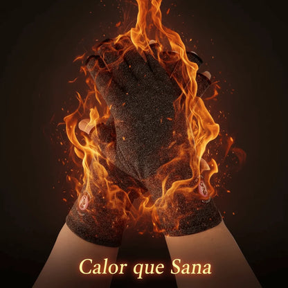 Guantes de turmalina con efecto de calor terapéutico para aliviar dolor articular y artritis en manos