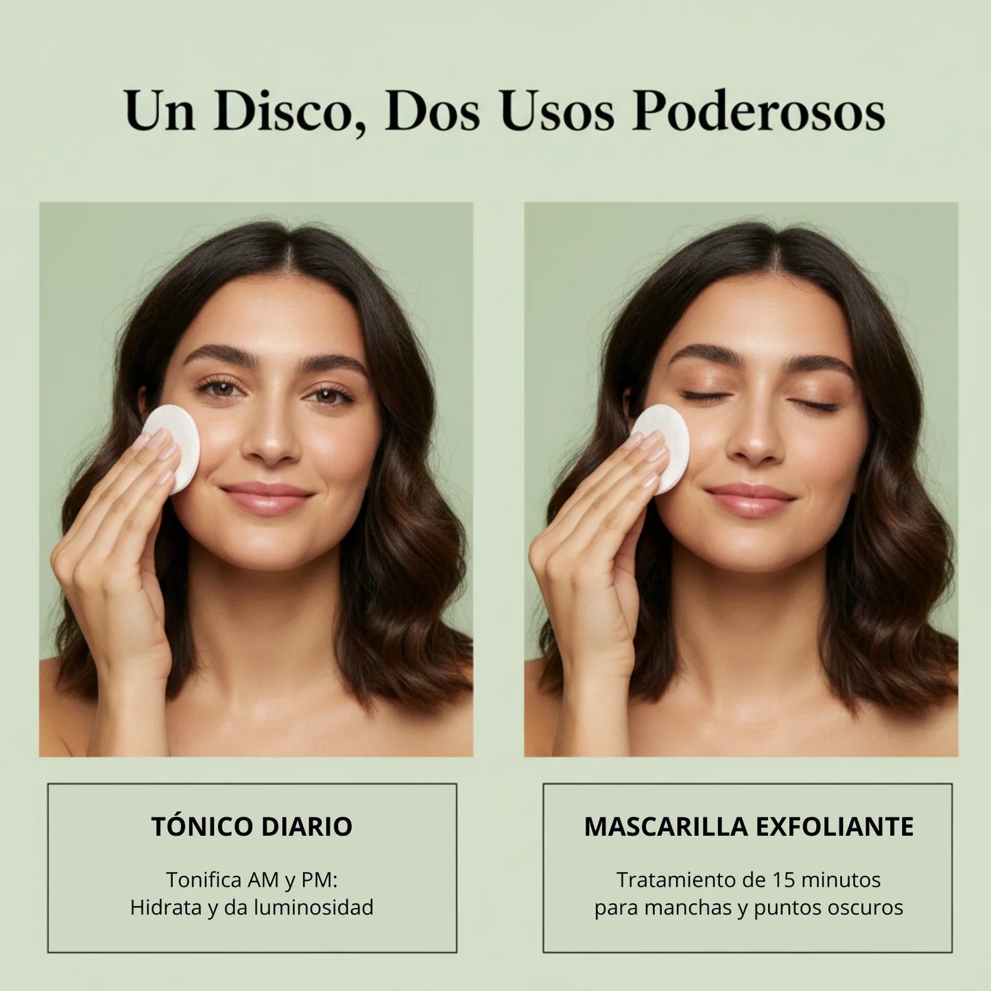 Cómo usar Jiyu Toner Pads - Doble uso como tónico diario para hidratar y luminosidad o mascarilla intensiva de 15 minutos para manchas oscuras