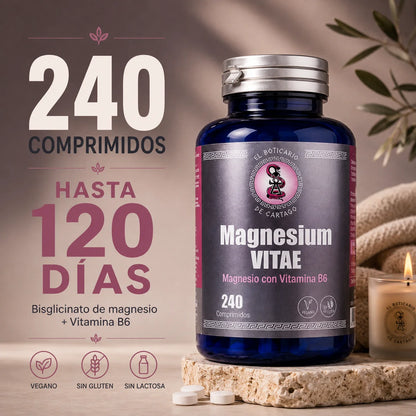 Magnesio Bisglicinato con Vitamina B6 - 240 Comprimidos