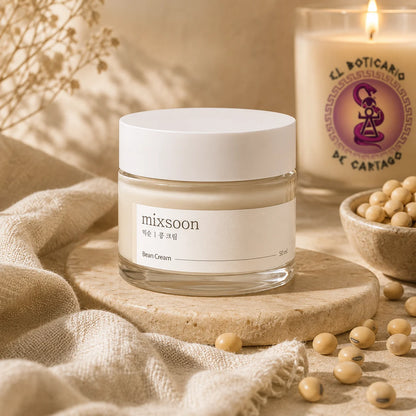Mixsoon Bean Cream 50ml – crema facial coreana con soja fermentada, textura rica y nutritiva