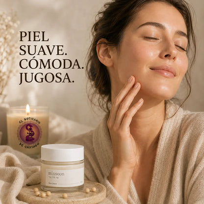 Mixsoon Bean Cream – resultado: piel suave, cómoda y jugosa tras su aplicación