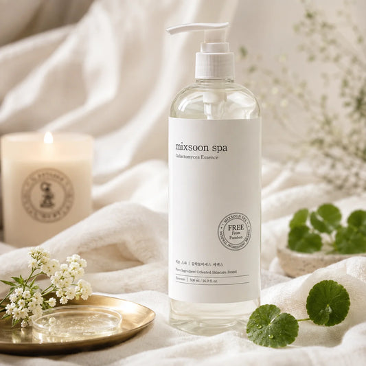 Mixsoon SPA Galactomyces Essence 500ml - Esencia con galactomyces para una piel transparente y de textura uniforme, formato profesional spa