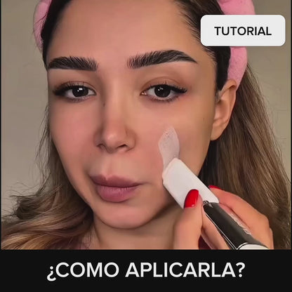 Base 2 en 1 con Pincel Integrado – Maquillaje Perfecto en Minutos