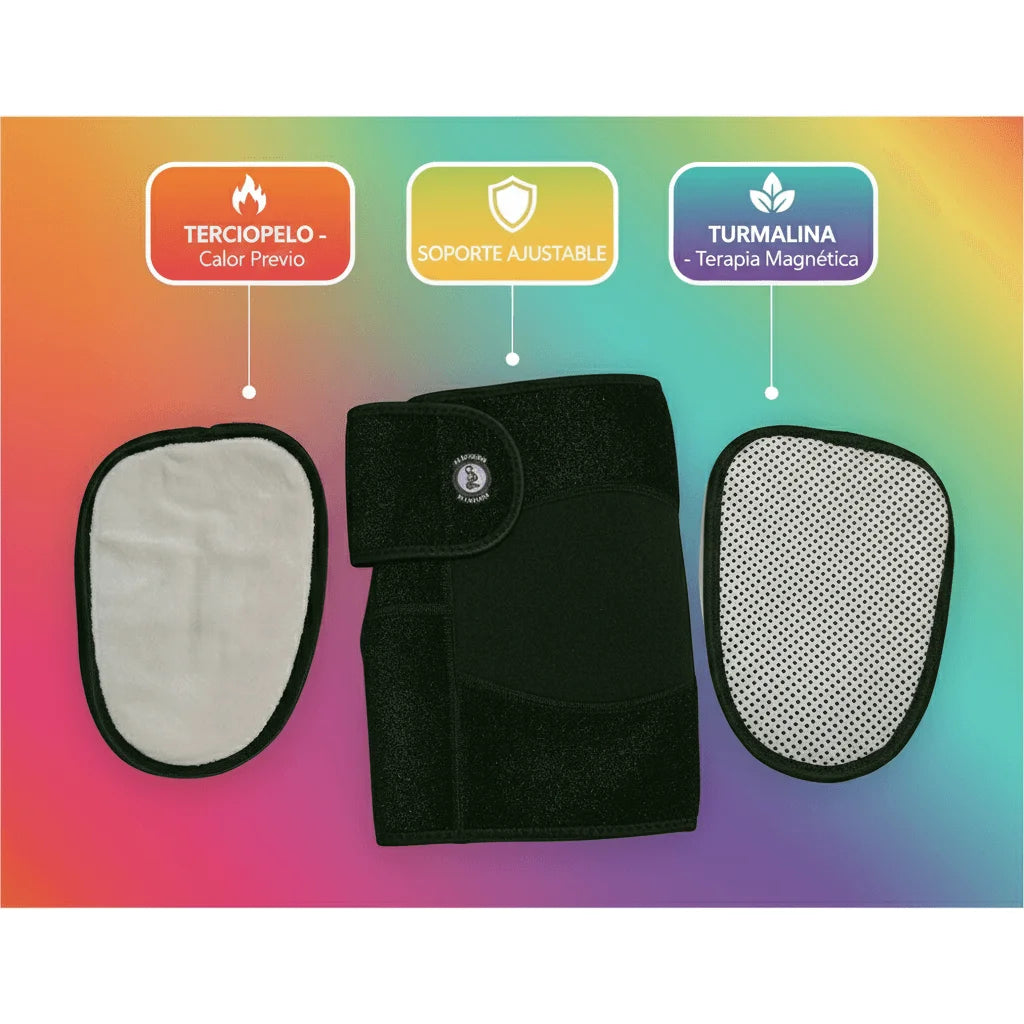 🔥 Rodilleras de Turmalina Autocalentables - Alivio Natural para tu Rodilla