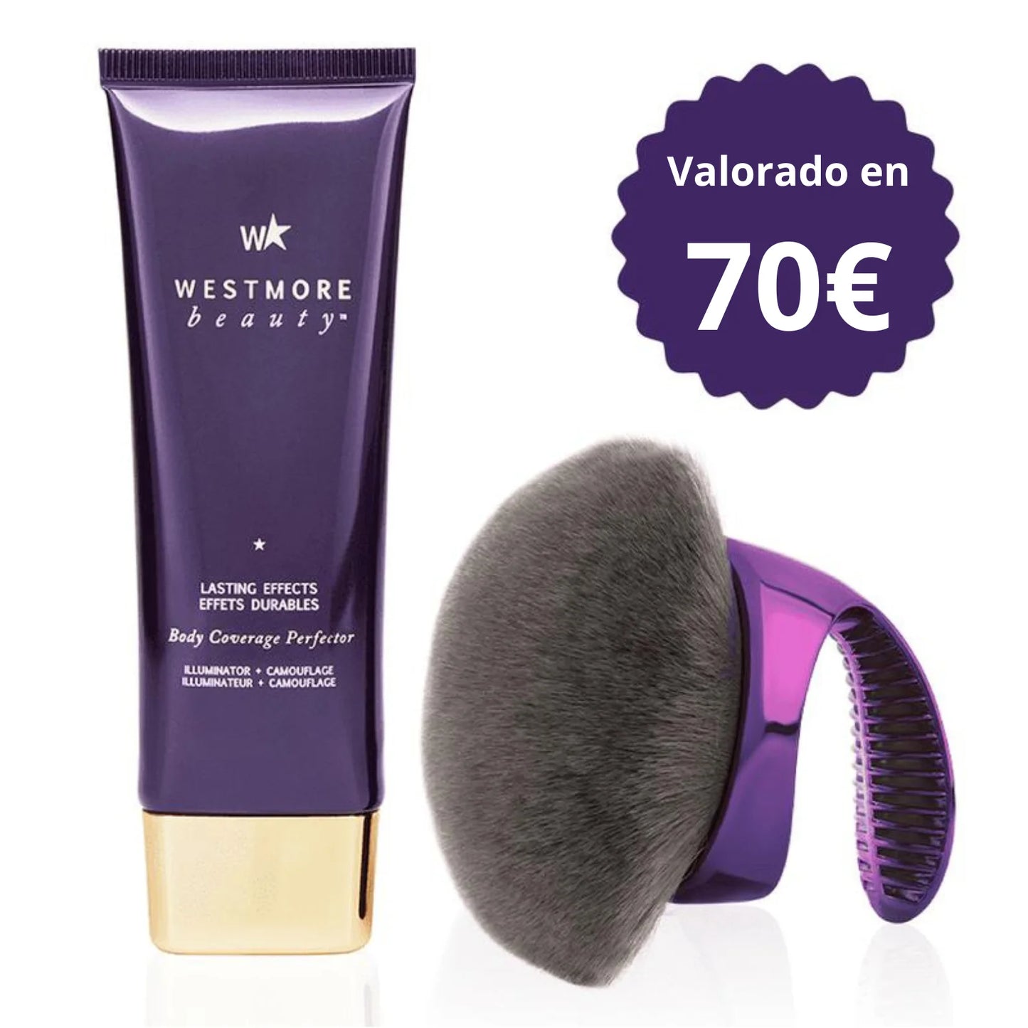 Westmore Beauty Body Coverage Perfector con brocha aplicadora - Bundle valorado en 70€