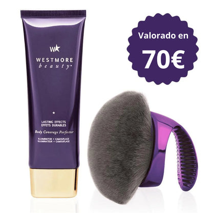 Westmore Beauty Body Coverage Perfector con brocha aplicadora - Bundle valorado en 70€